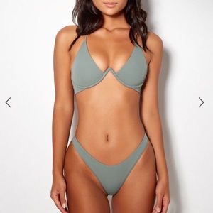 So Chic Plunge Bikini Top & So Chick Cheeky Briefs Bikini